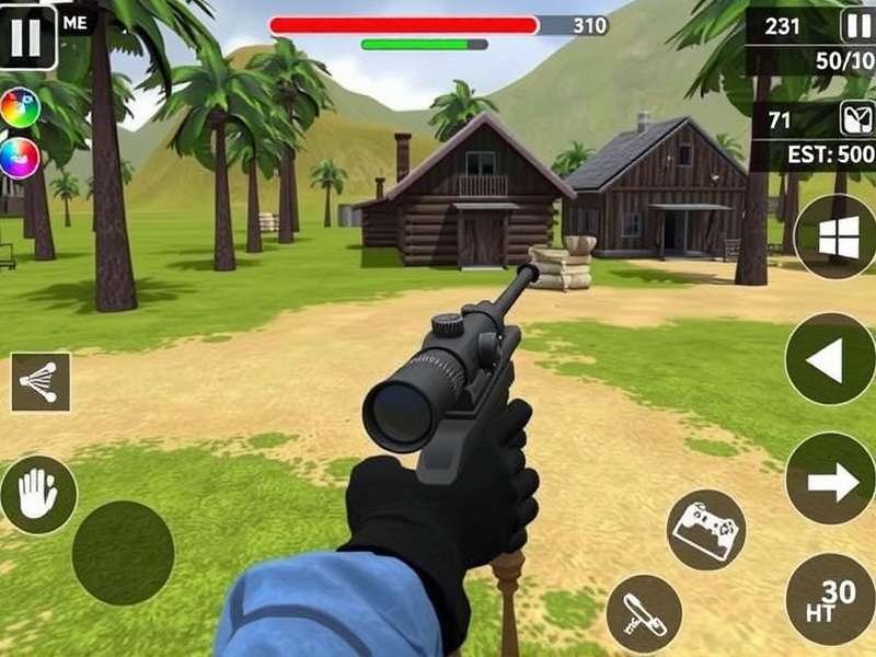 Sniper 3D Mod APK गेमप्ले स्क्रीनशॉट