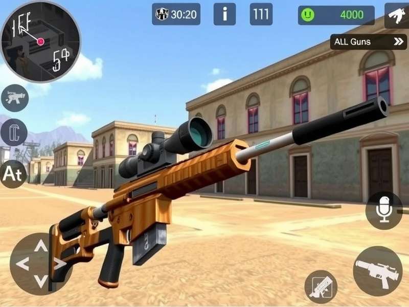 Sniper 3D Mod APK All Guns Unlocked स्क्रीनशॉट