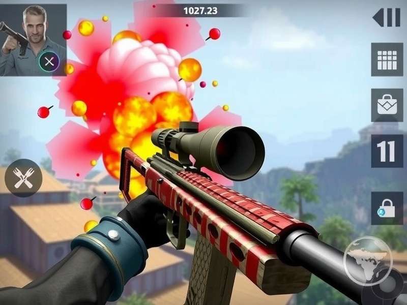 Sniper 3D Mod APK इंटरफेस स्क्रीनशॉट