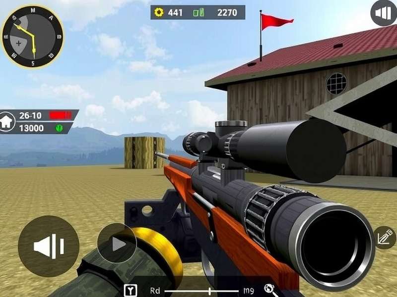 Sniper 3D Mod APK Android गेमप्ले स्क्रीनशॉट