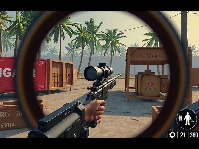 Sniper 3D Game Mod इंटरफ़ेस
