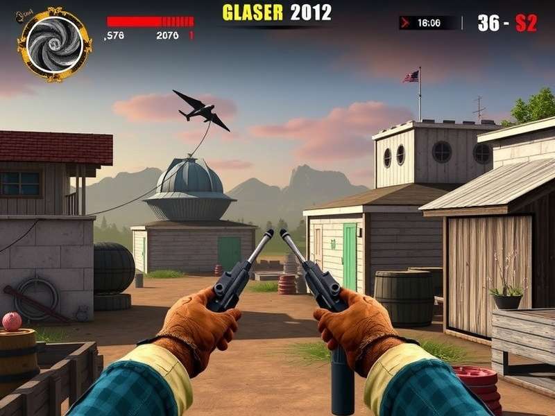 Sniper 3D Gameplay Scene on Mobile Phone