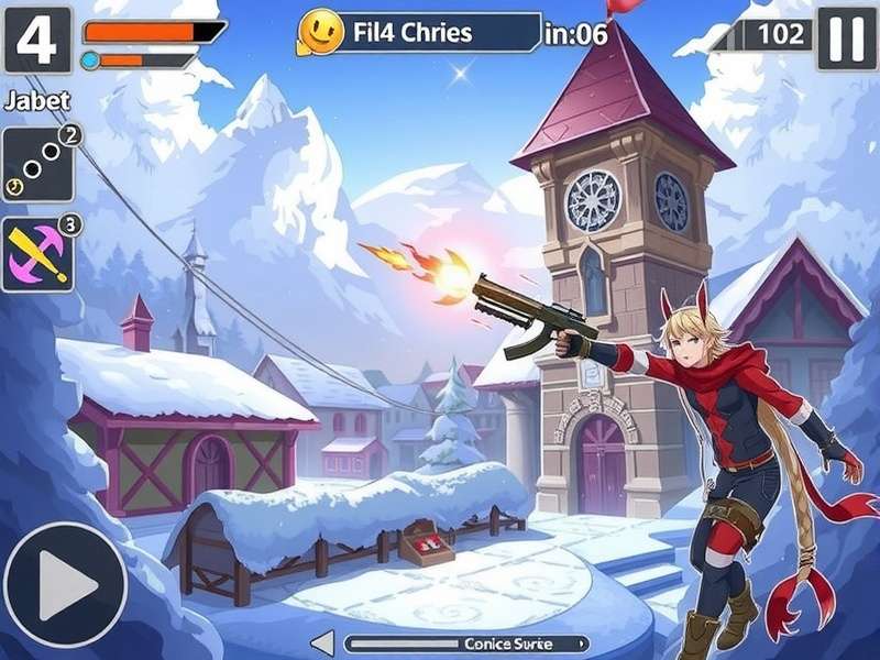 Sniper 3D Gameplay Scene showing a sniper in action