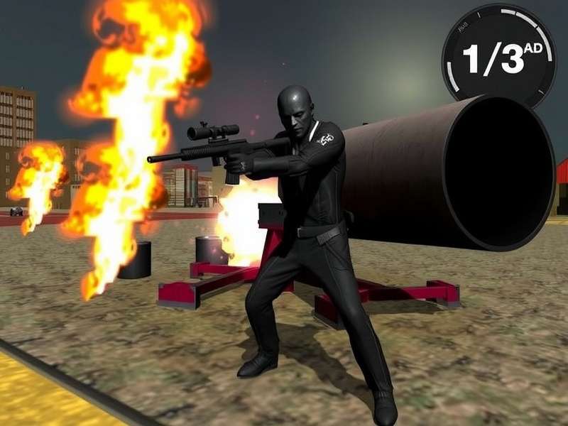 Sniper 3D Assassin Gameplay - Sniper Scope View