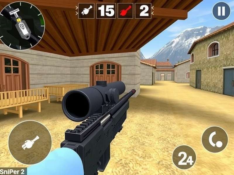 Sniper 3D Gameplay Scene - Urban Sniper Mission