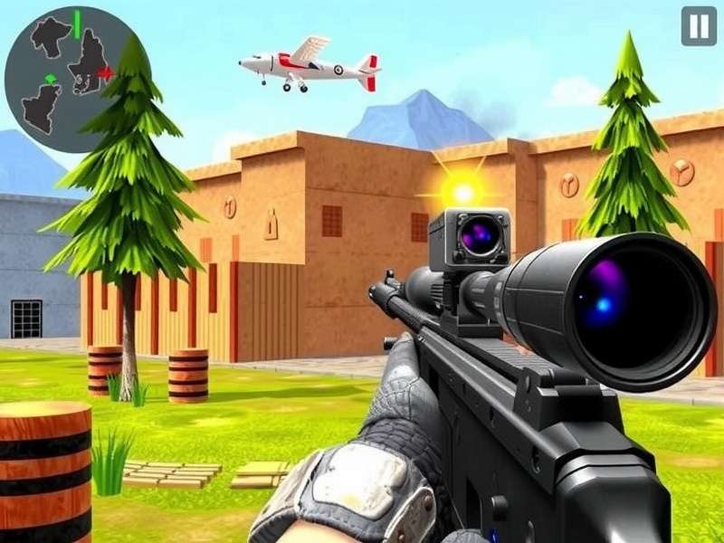 Sniper 3D Gun Shooting Games In Gamepix - Elite sniper action with precision strikes and unlimited rewards for Indian players