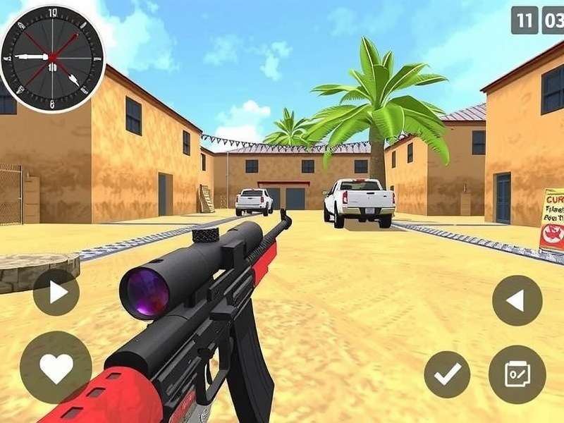 Sniper 3D Gun Shooter Game - tactical shooter with sniper rifle scope view