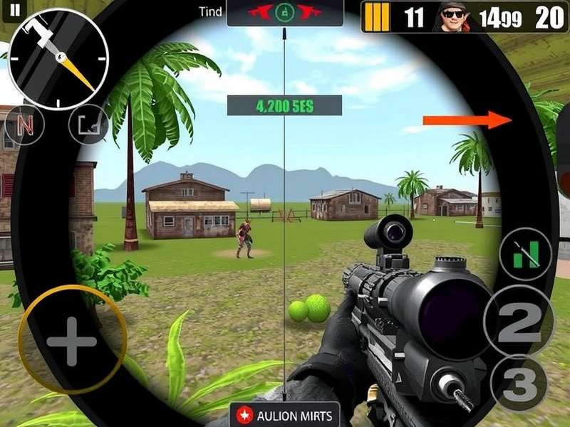 Sniper 3D Gun Shooting Games Apk — Hero Banner showing sniper scope and battlefield