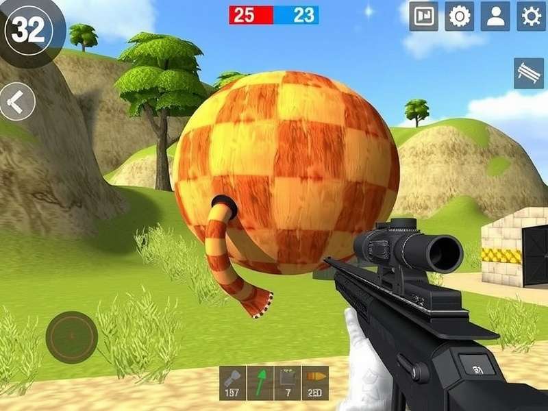 Sniper 3d Mod Apk New Version banner showing sniper rifle and unlimited resources