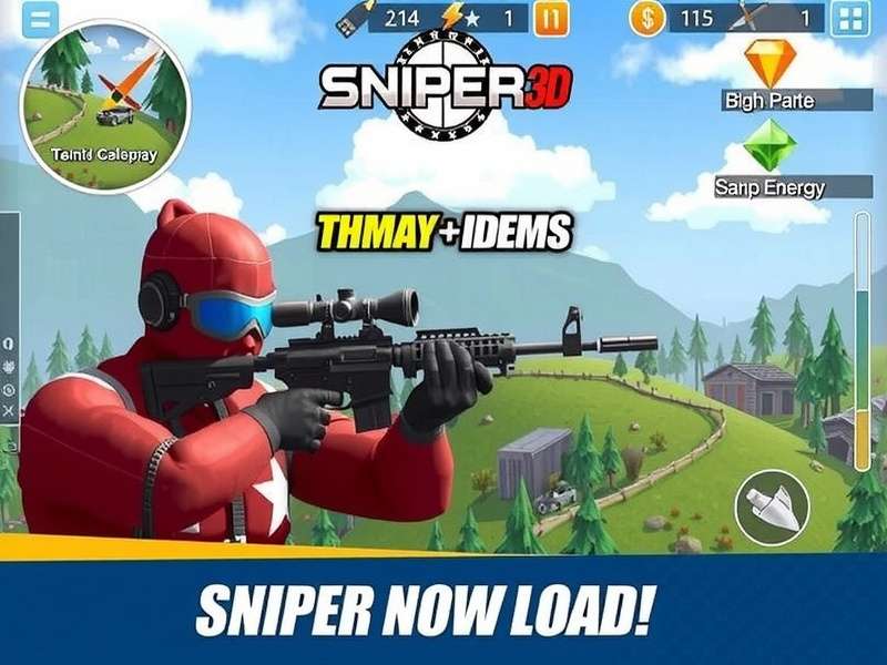 Sniper 3D Mod APK Unlimited Money and Gems and Energy Download – Best modded version for Indian players