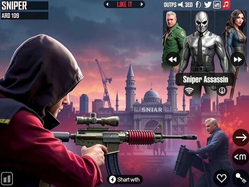 Sniper 3d Assassin Music – Soundtrack and sound design visual