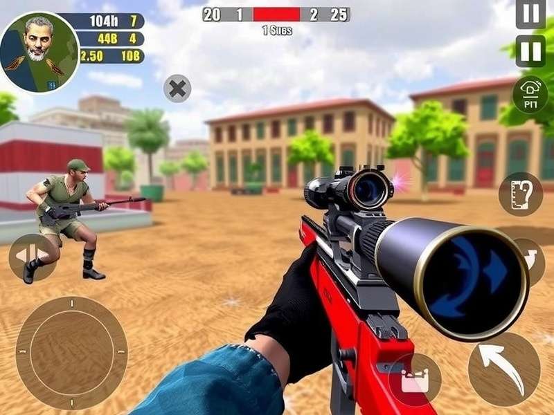 Sniper 3D Mod APK iOS gameplay with unlimited gems and energy on iPhone